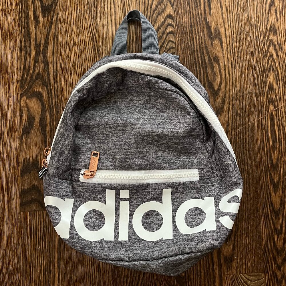 Adidas Linear Mini Jersey Onix/White/Rose Gold Backpack